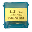 Gold Plated Screw Post