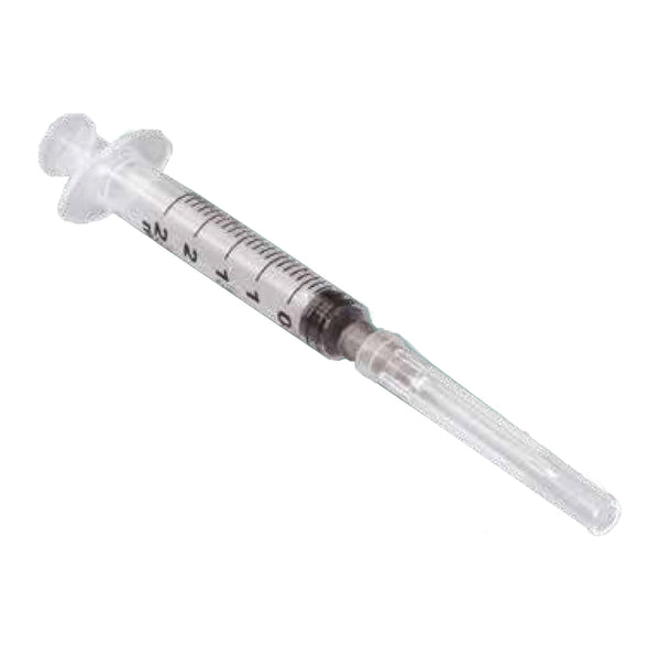 Pack of 100 disposable syringes with needle 2.5 ml - Larident