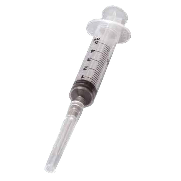 Pack of 100 disposable syringes with needle 5 ml - Larident