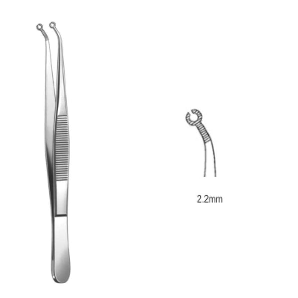 2.2mm dental surgery forceps called PRECELLE WITH EYELET