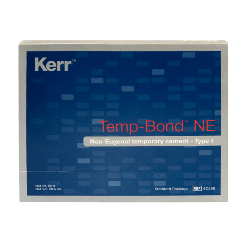 TempBond™ NE est un ciment provisoire sans eugénol à base d'oxyde de zinc, offrant une alternative sûre pour les patients allergiques. Sa formulation n'inhibe pas la polymérisation des ciments résineux définitifs, garantissant des performances mécaniques élevées et une fluidité similaire à Temp-Bond™.
