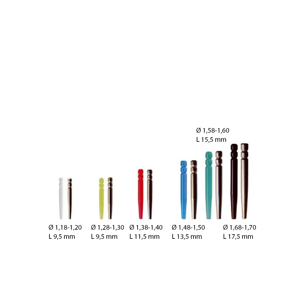 Coffret Excellence - Tenons et clavettes cylindro-coniques - DENTOCLIC ITENA - oofti.fr