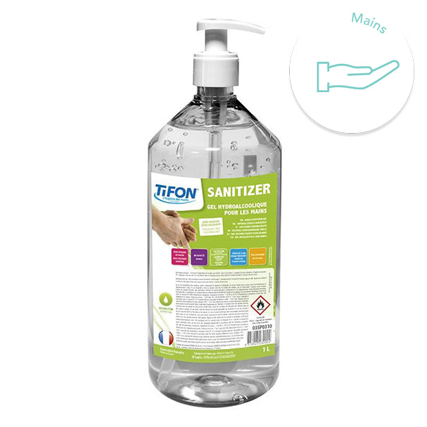 Gel hydroalcoolique 0,5l flacon | Tifon - oofti.fr
